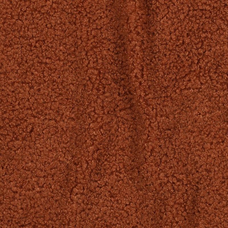 Tissu fourrure bouclette teddy caramel  Tissu fourrure bouclette teddy caramel