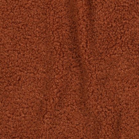 Tissu fourrure bouclette teddy caramel  Tissu fourrure bouclette teddy caramel